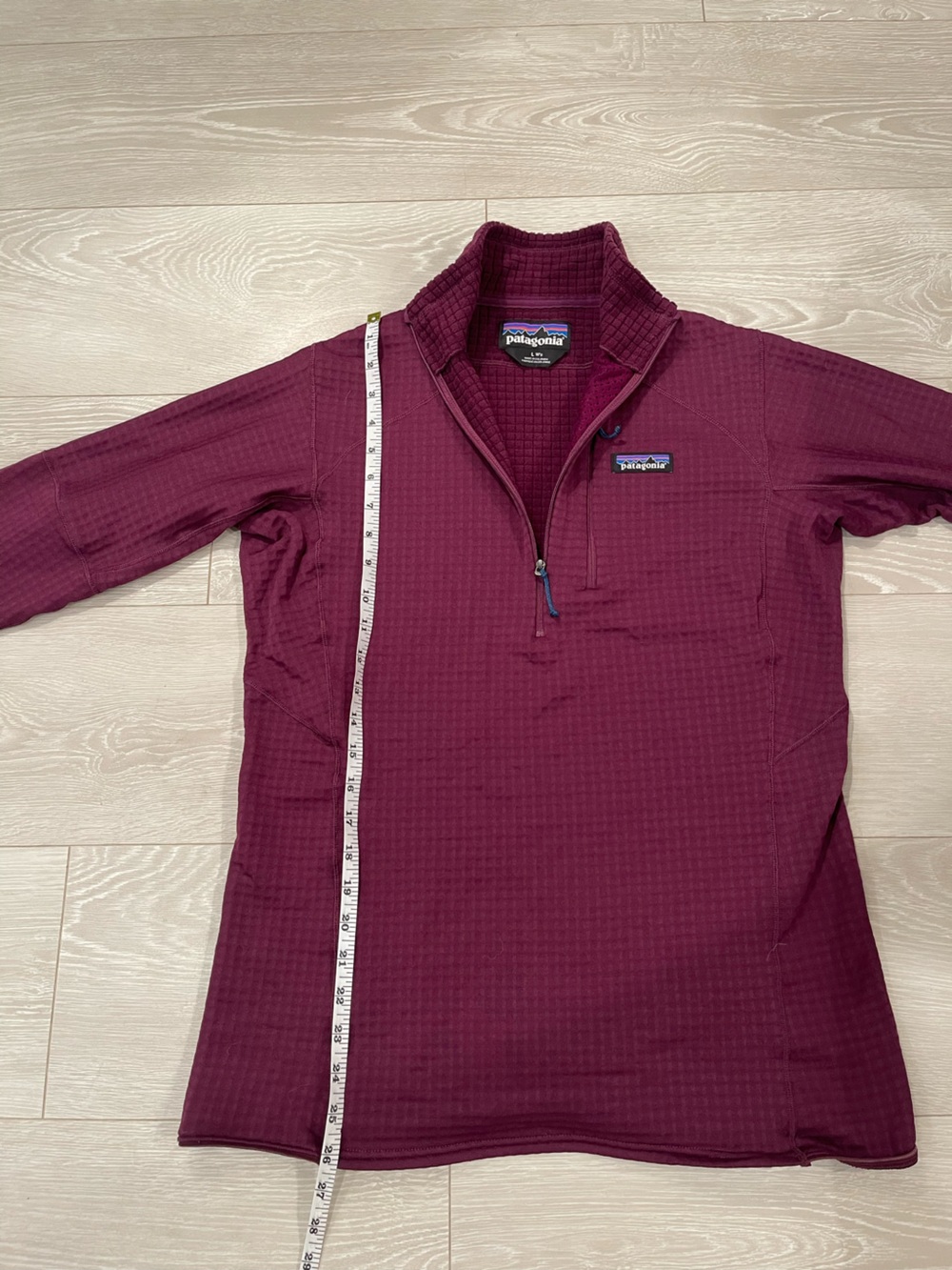 Patagonia Women's R1® Pullover Purple Maroon size Large - Picture 7 of 11